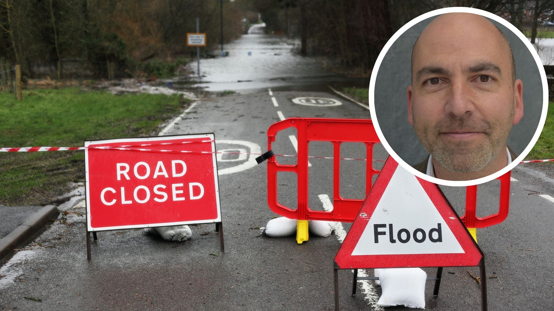 Flood-threatened communities in Mid Suffolk are to get emergency plan support. Inset: Cllr Tim Weller.